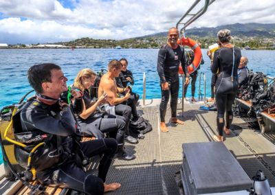 Découverte des fond polynesiens baptême de plongée avec Topdive